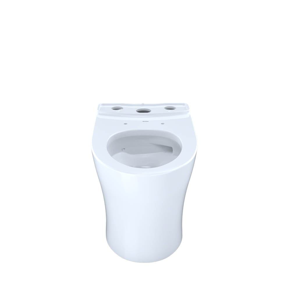 Aquia IV Elongated Skirted Toilet Bowl with CeFiONtect, Cotton White
