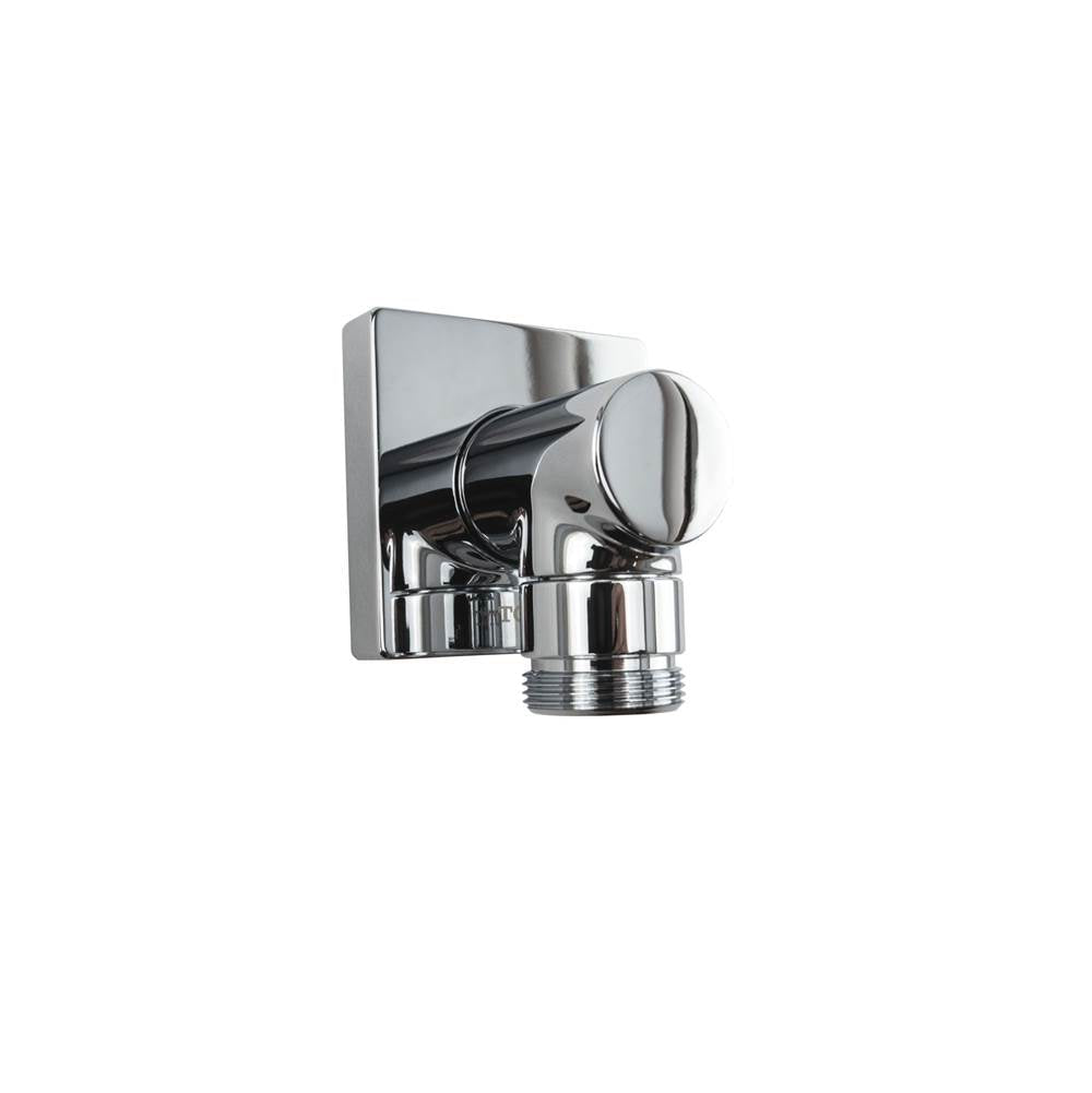 TOTO - Toto Wall Outlet For Handshower, Square, Brushed Nickel - Polished Nickel
