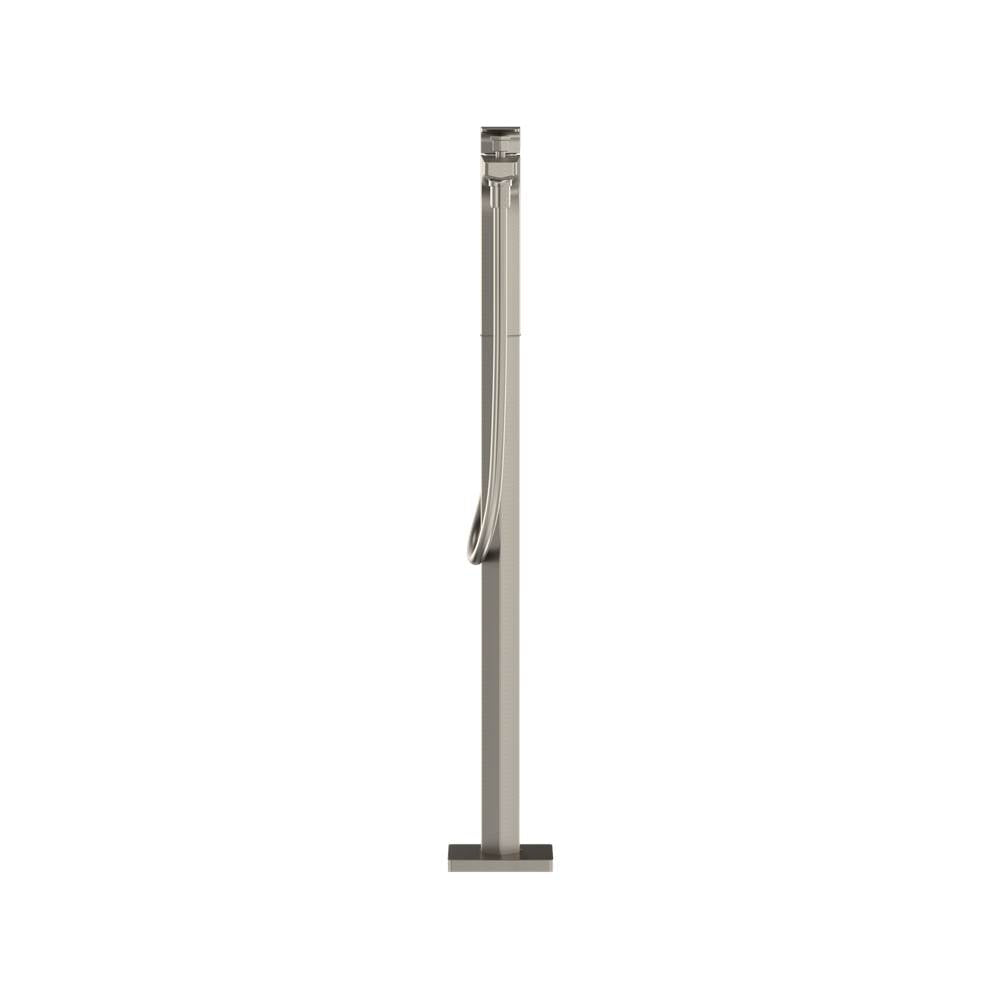 Toto Ge Single-Handle Free Standing Tub Filler With Handshower, Brushed Nickel