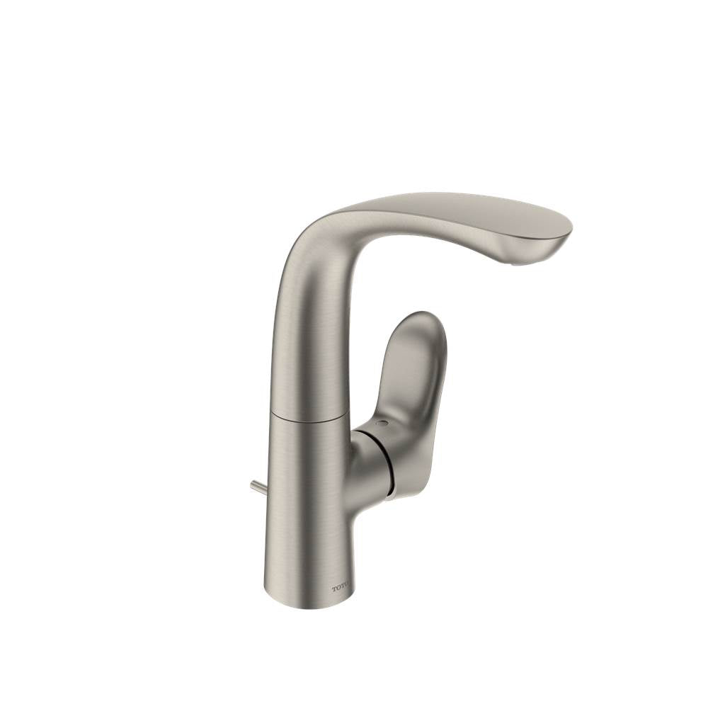 Toto Go 1.2 Gpm Single Side-Handle Bathroom Sink Faucet With Comfort Glide Technology And Drain Assembly, Brushed Nickel