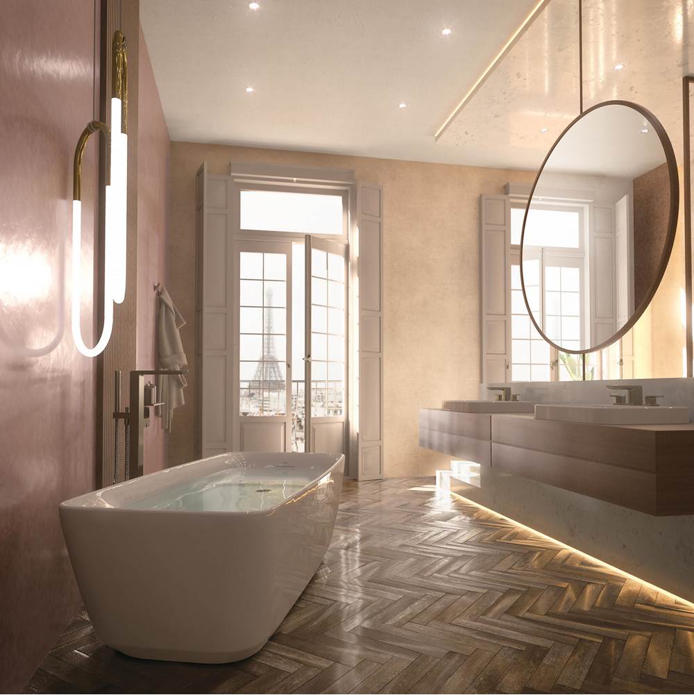 Toto Flotation Freestanding Soaker Tub With Recline ComfortE, Gloss White