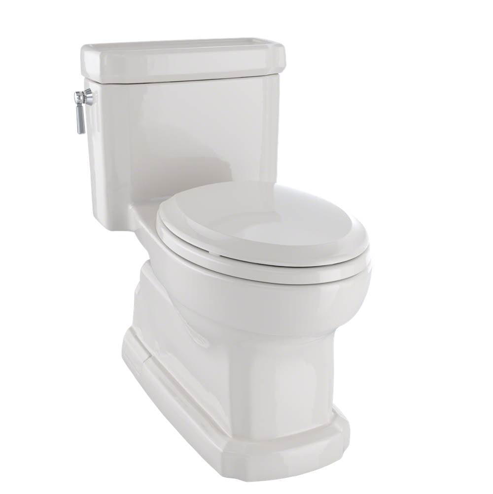 TOTO - TOTO Eco Guinevere Elongated 1.28 GPF Universal Height Skirted Toilet with CEFIONTECT and SoftClose Seat, Sedona Beige - Sedona Beige