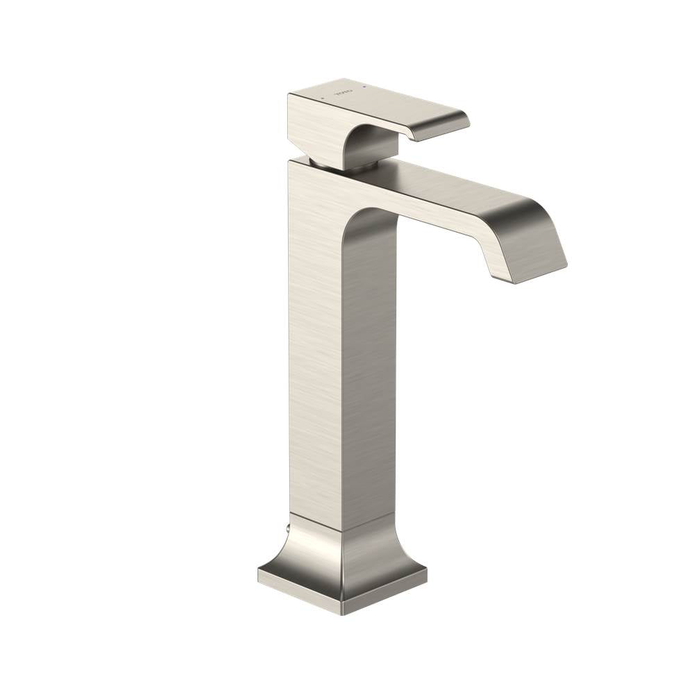 Toto Gc 1.2 Gpm Single Handle Vessel Bathroom Sink Faucet With Comfort Glide Technology, Brushed Nickel