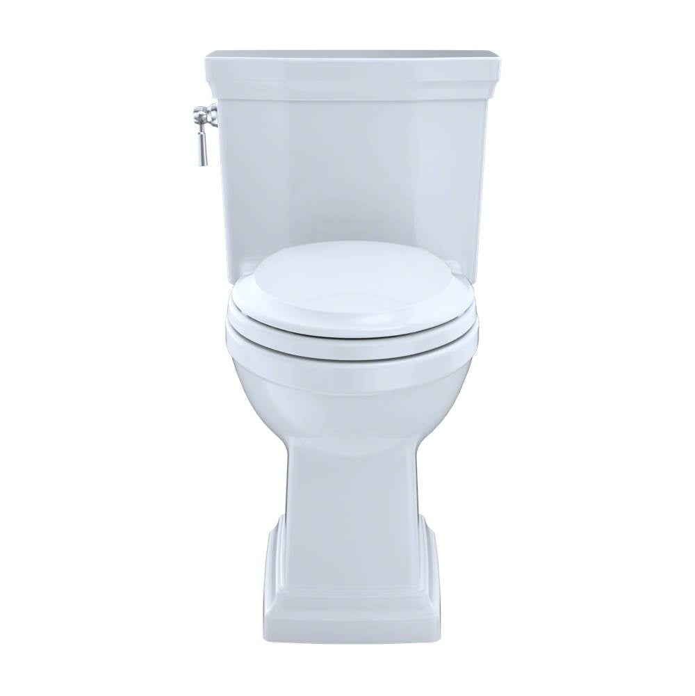 TOTO Promenade II 1G One-Piece Elongated 1.0 GPF Universal Height Toilet with CEFIONTECT, Cotton White