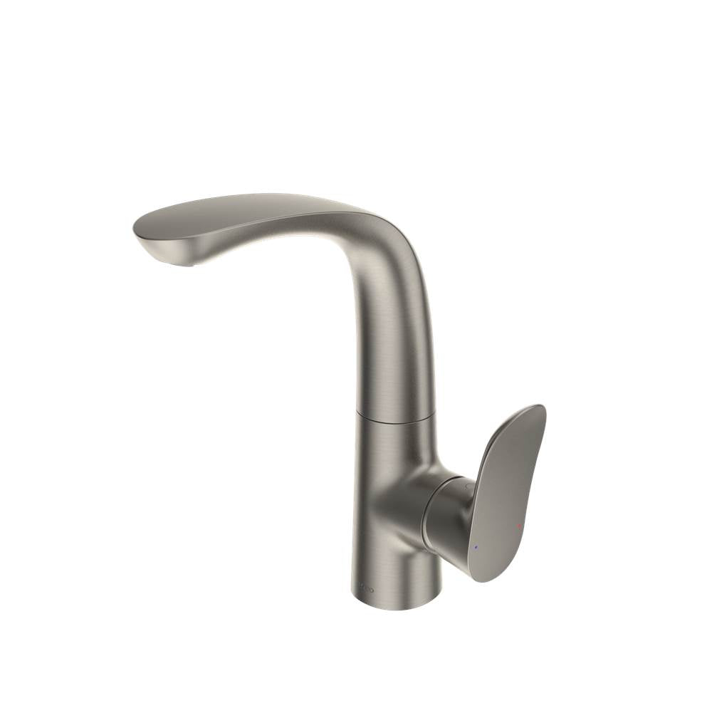 Toto Go 1.2 Gpm Single Side-Handle Bathroom Sink Faucet With Comfort Glide Technology And Drain Assembly, Brushed Nickel