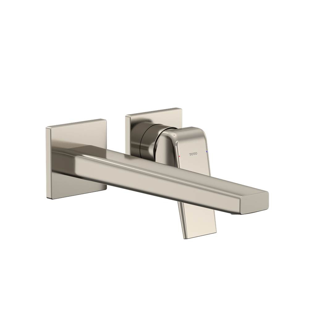 Toto Gb 1.2 Gpm Wall-Mount Single-Handle Long Bathroom Faucet With Comfort Glide Technology, Brushed Nickel