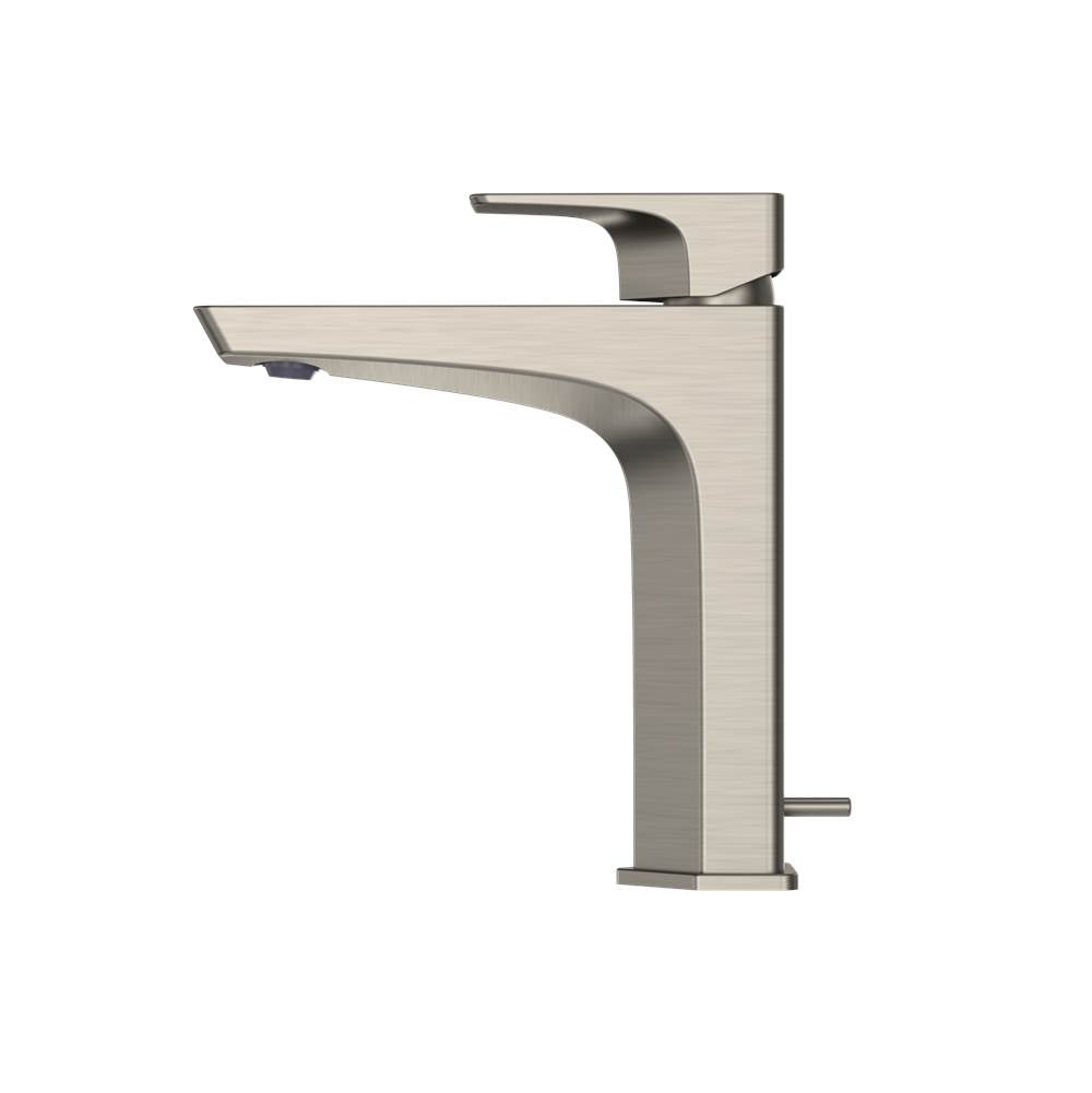 Toto Ge 1.2 Gpm Single Handle Semi-Vessel Bathroom Sink Faucet With Comfort Glide Technology, Brushed Nickel