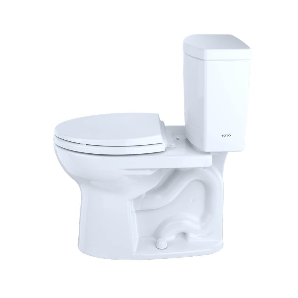 Toto Drake II 1G Two-Piece Round 1.0 Gpf Universal Height Toilet, Ebony