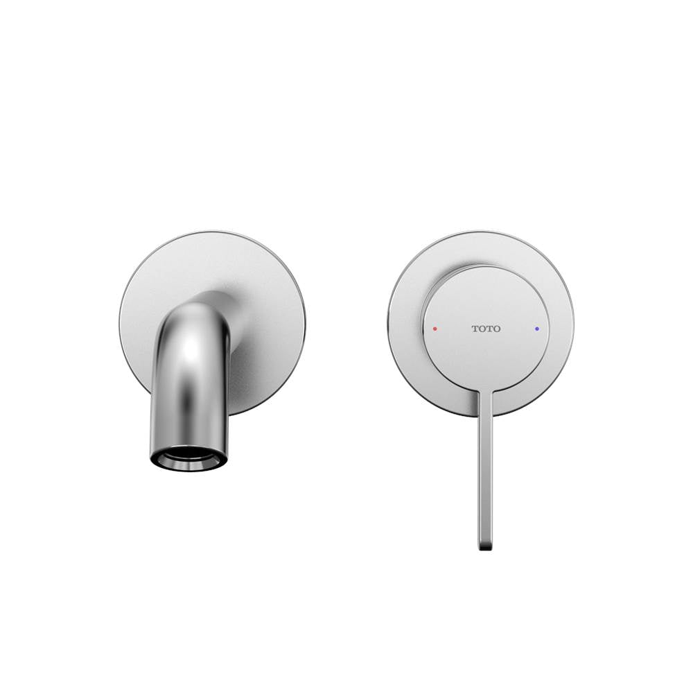 Toto Gf 1.2 Gpm Wall-Mount Single-Handle Long Bathroom Faucet With Comfort Glide Technology, Brushed Nickel