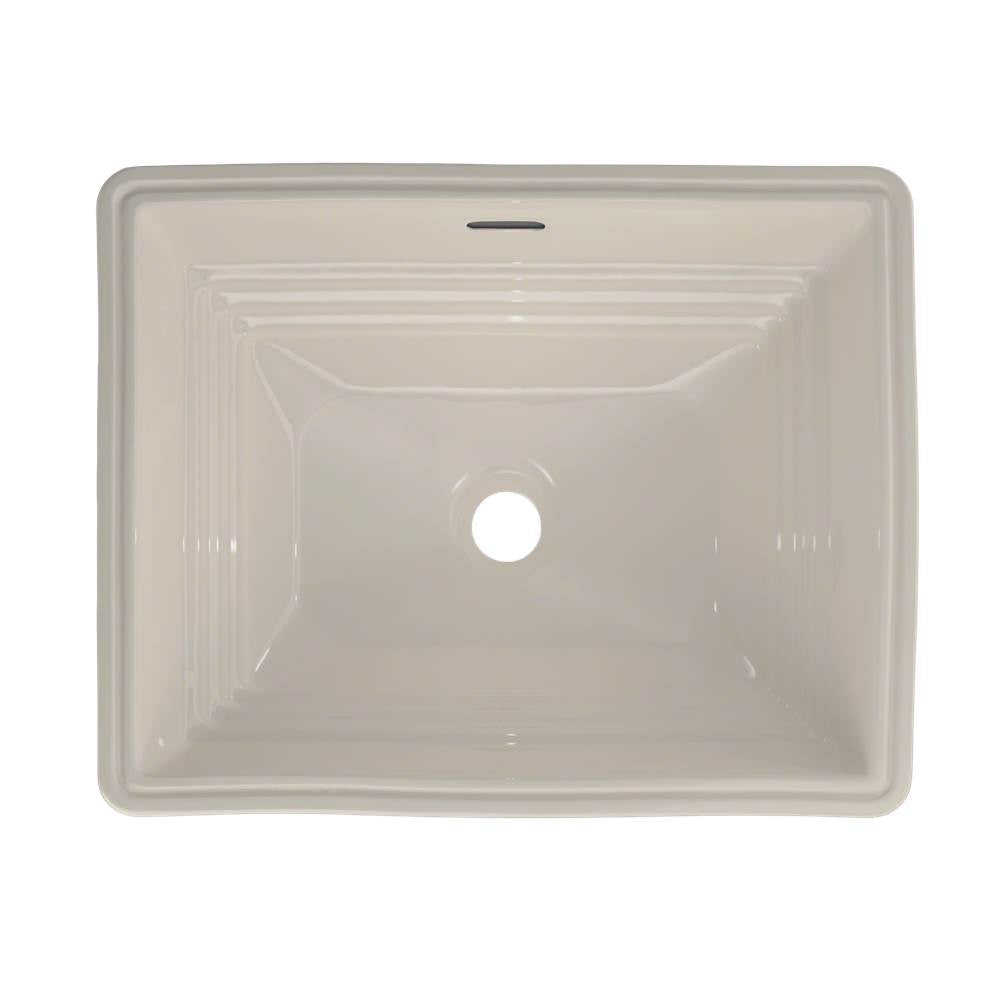 Toto Promenade Rectangular Undermount Bathroom Sink, Cotton White