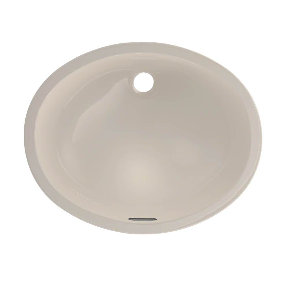 Toto Dantesca Oval Undermount Bathroom Sink With Cefiontect, Cotton White