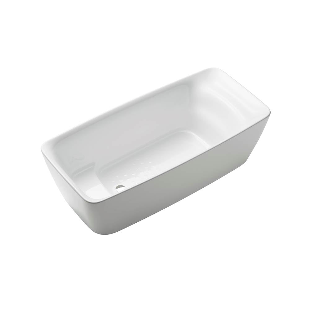 TOTO - Toto Flotation Freestanding Soaker Tub With Recline ComfortE, Gloss White - Gloss White