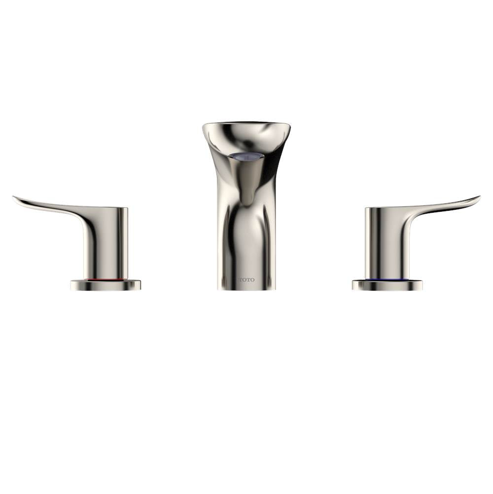 Toto Go Two-Handle Deck-Mount Roman Tub Filler Trim, Brushed Nickel