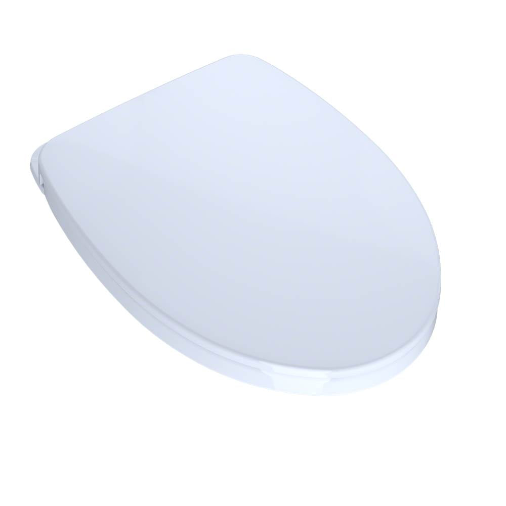 TOTO SoftClose Slow Close Elongated Toilet Seat and Lid, Cotton White