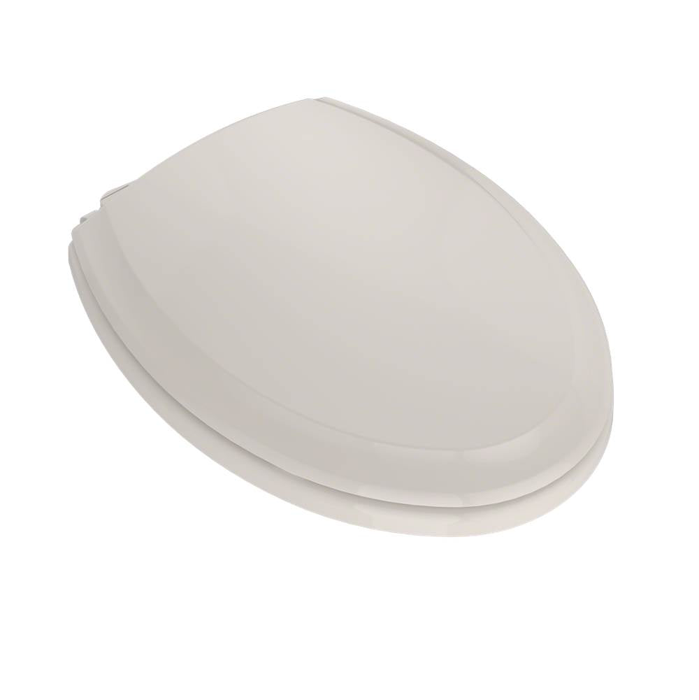 TOTO Guinevere SoftClose Slow Close Elongated Toilet Seat and Lid, Cotton White
