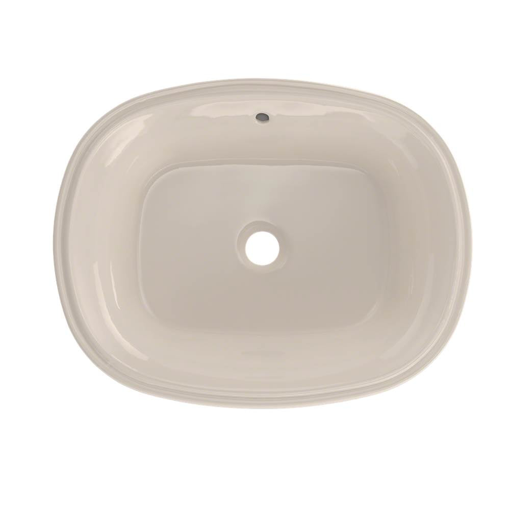 Toto MarisE 20-5/16'' X 15-9/16'' Oval Undermount Bathroom Sink With Cefiontect, Cotton White