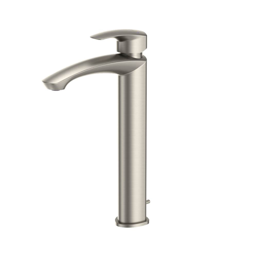 Toto Gm 1.2 Gpm Single Handle Vessel Bathroom Sink Faucet With Comfort Glide Technology, Brushed Nickel