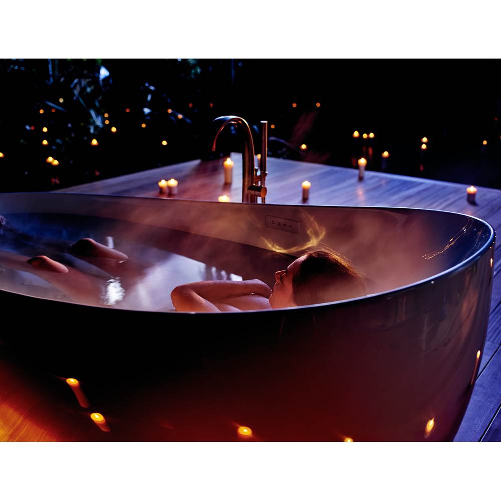 Toto Flotation Bathtub With Zero Dimension And Hydrohands, Gloss White