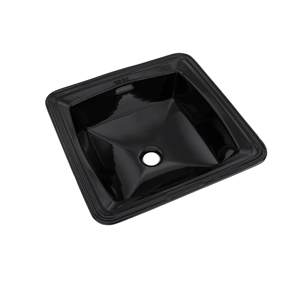 TOTO - Toto ConnellyE Square Undermount Bathroom Sink, Ebony - Ebony