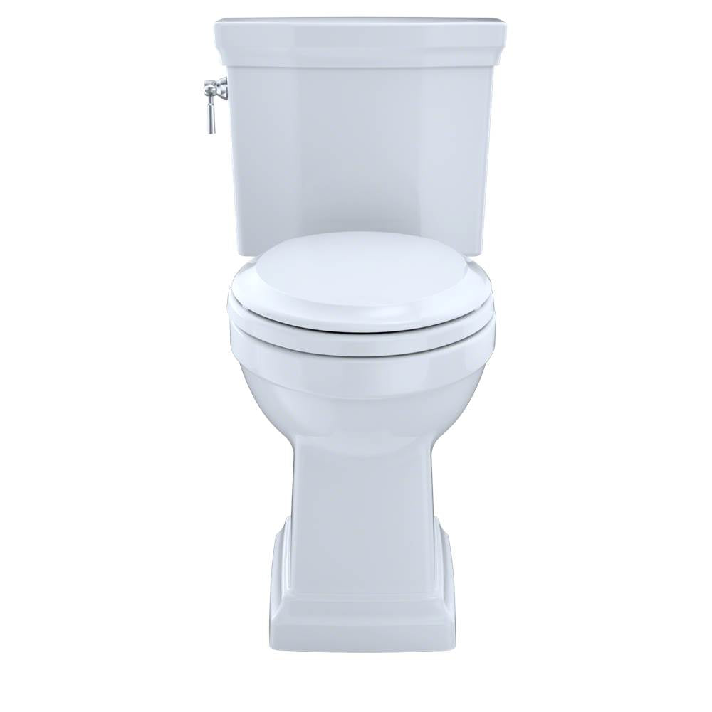 Toto Promenade II Two-Piece Elongated 1.28 Gpf Universal Height Toilet With Cefiontect, Cotton White