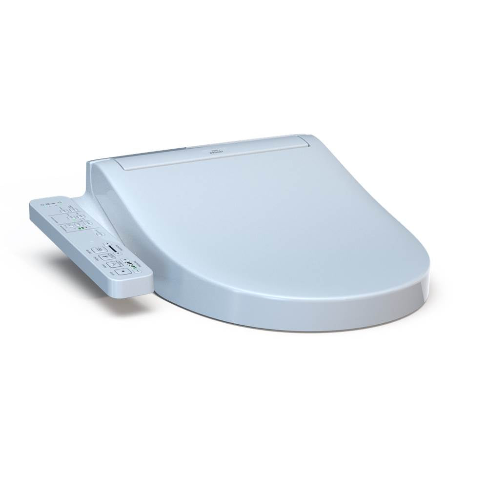 TOTO - TOTO WASHLET KC2 Electronic Bidet Toilet Seat with Heated Seat and SoftClose Lid, Round, Cotton White - Cotton White
