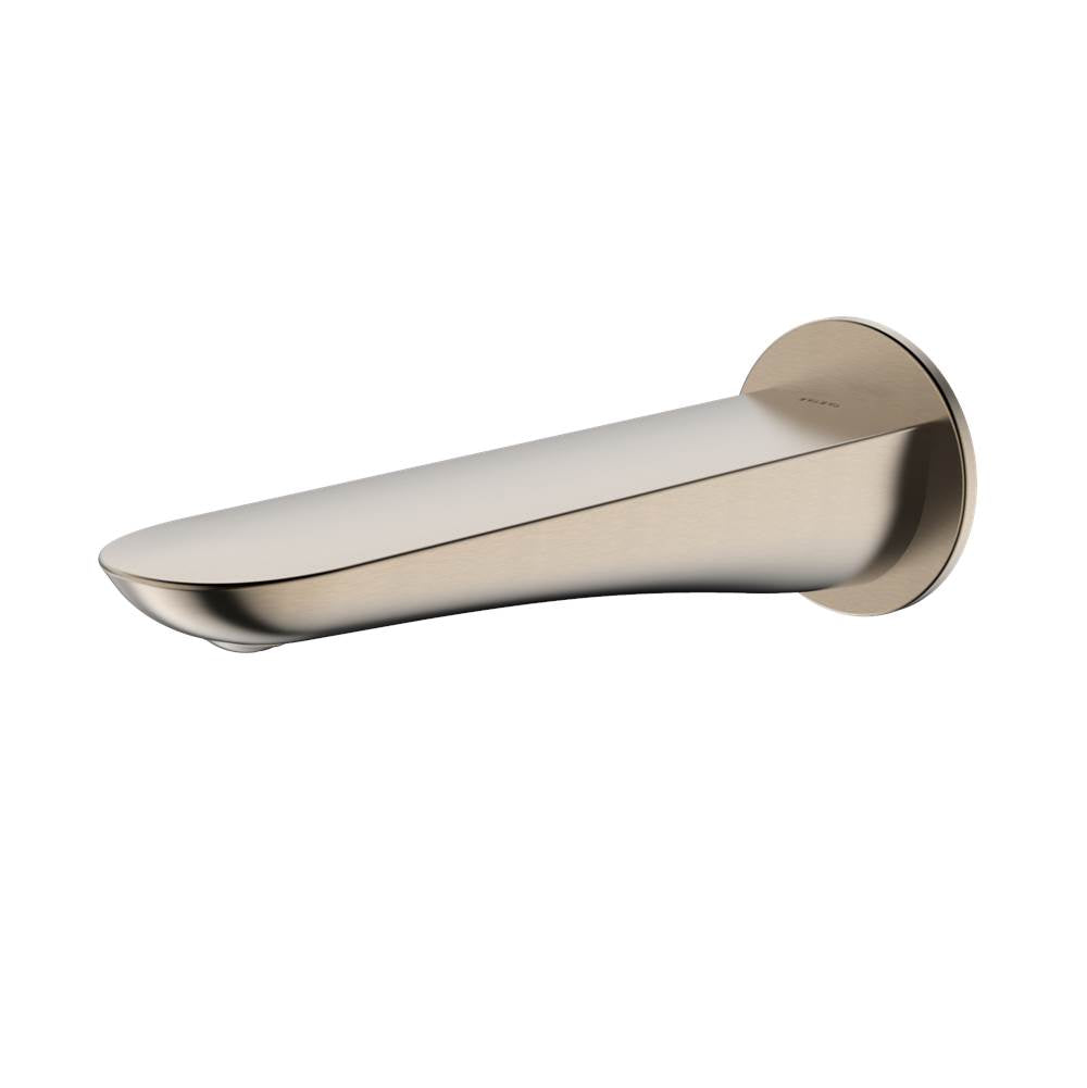 TOTO - Toto Modern R Wall Tub Spout, Brushed Nickel - Brushed Nickel