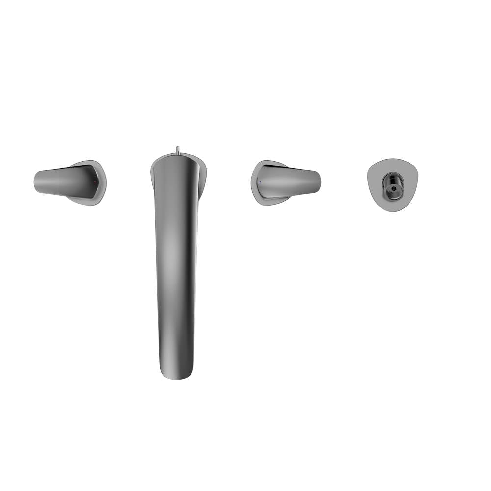 Toto Gm Two-Handle Deck-Mount Roman Tub Filler Trim With Handshower, Brushed Nickel