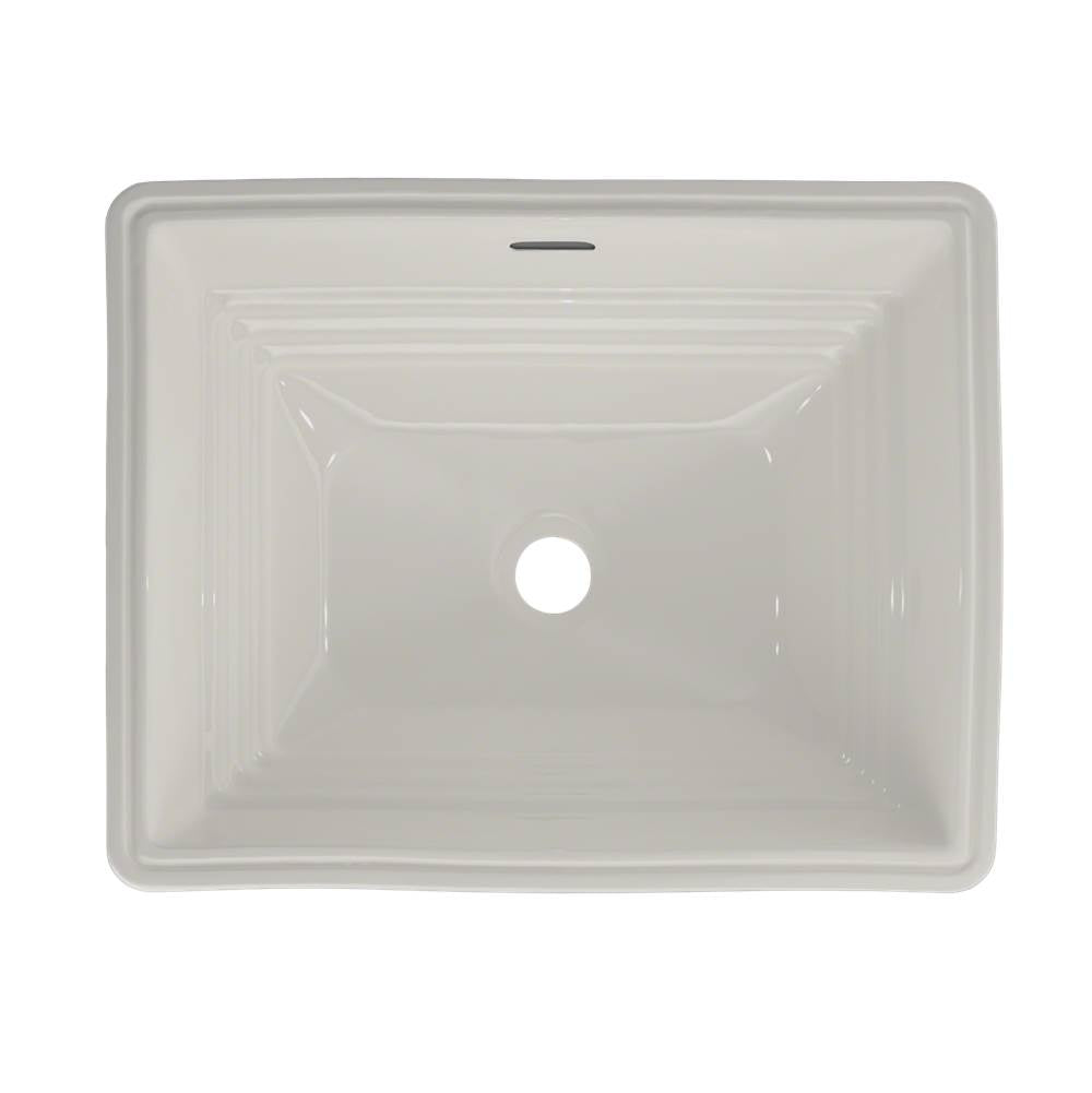 Toto Promenade Rectangular Undermount Bathroom Sink, Cotton White