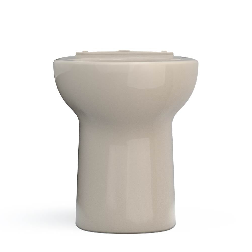 Toto Drake Round Tornado Flush Toilet Bowl With Cefiontect, Cotton White
