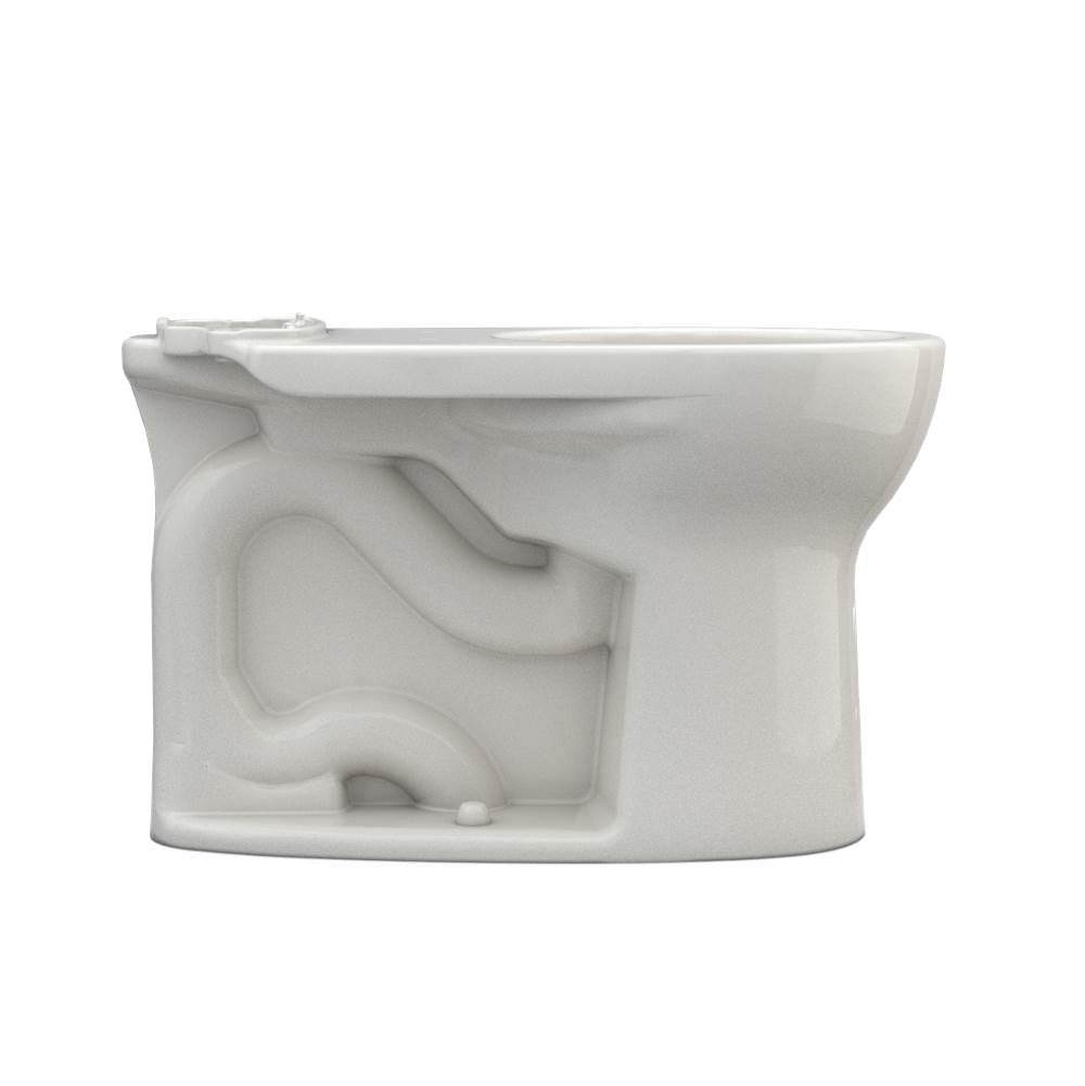 Toto Drake Round Tornado Flush Toilet Bowl With Cefiontect, Cotton White