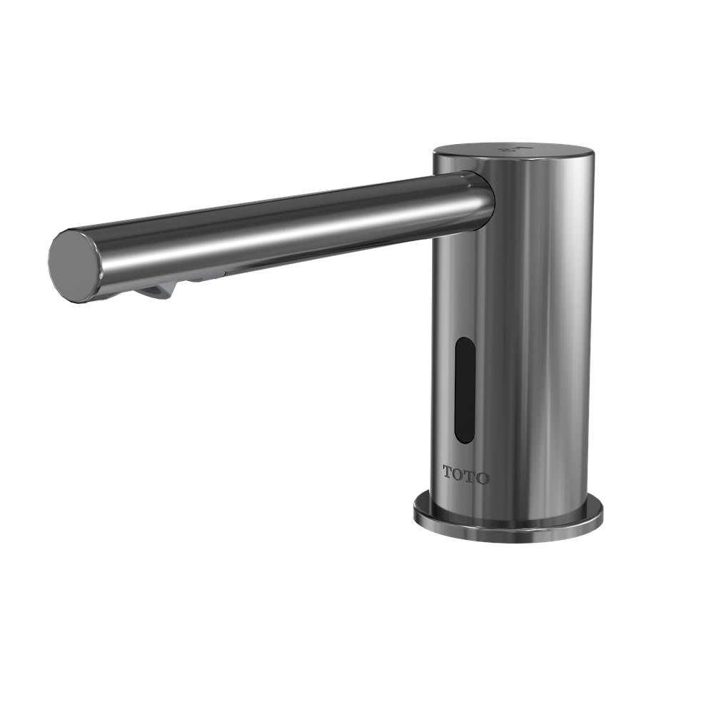 Toto Round S Touchless Auto Foam Soap Dispenser Controller With 3 Liter Reservoir Tank And 3 Spouts, Polished Chrome
