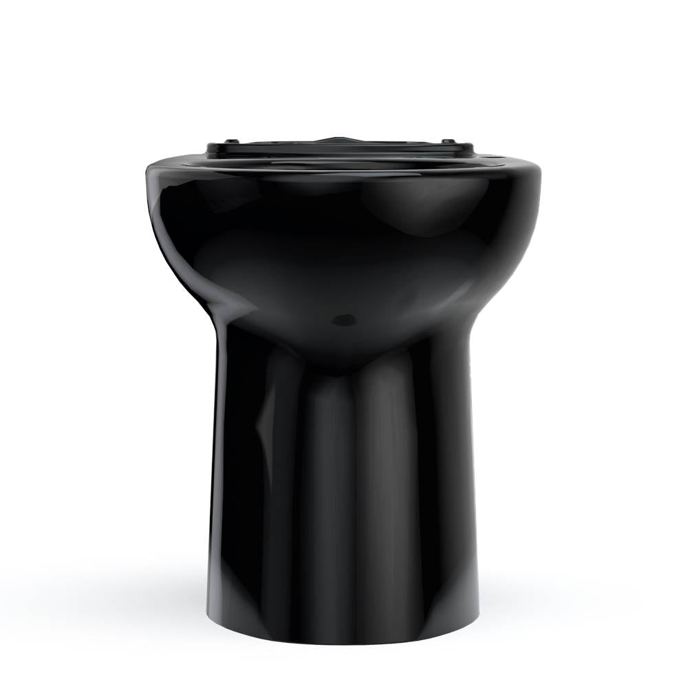 Toto Drake Elongated Tornado Flush Toilet Bowl, Ebony
