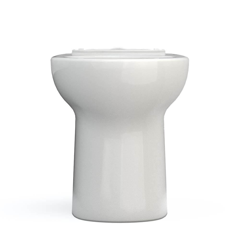 Toto Drake Round Tornado Flush Toilet Bowl With Cefiontect, Cotton White
