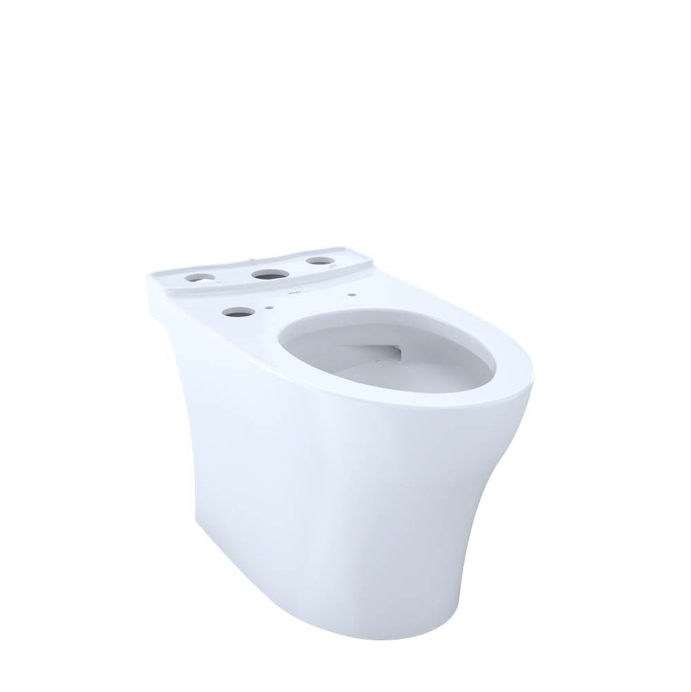 Toto Aquia Iv Elongated Universal Height Skirted Toilet Bowl With Cefiontect, Washlet+ Ready, Cotton White