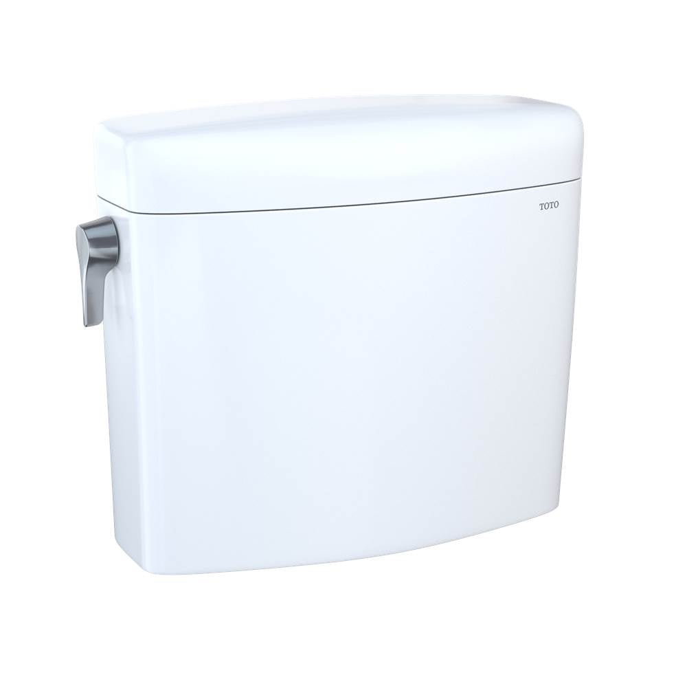 Toto Aquia Iv Cube Dual Flush 1.28 And 0.9 Gpf Toilet Tank Only With Washlet+ Auto Flush Compatibility, Cotton White
