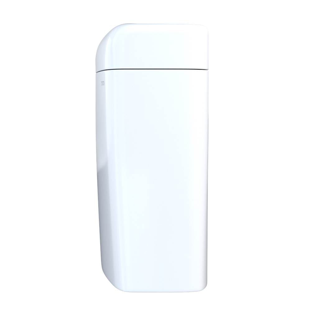 Toto Aquia Iv Cube Dual Flush 1.28 And 0.9 Gpf Toilet Tank Only With Washlet+ Auto Flush Compatibility, Cotton White