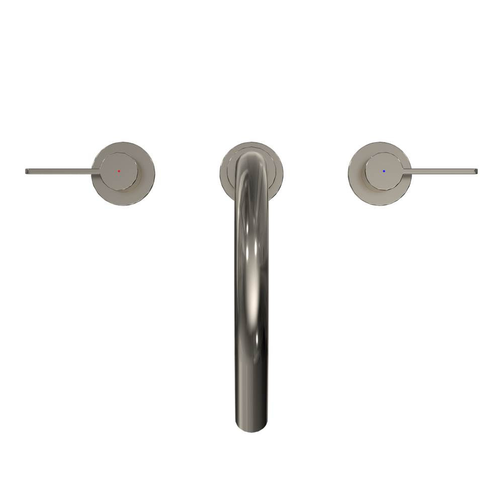 Toto Gf Two Lever Handle Deck-Mount Roman Tub Filler Trim, Brushed Nickel