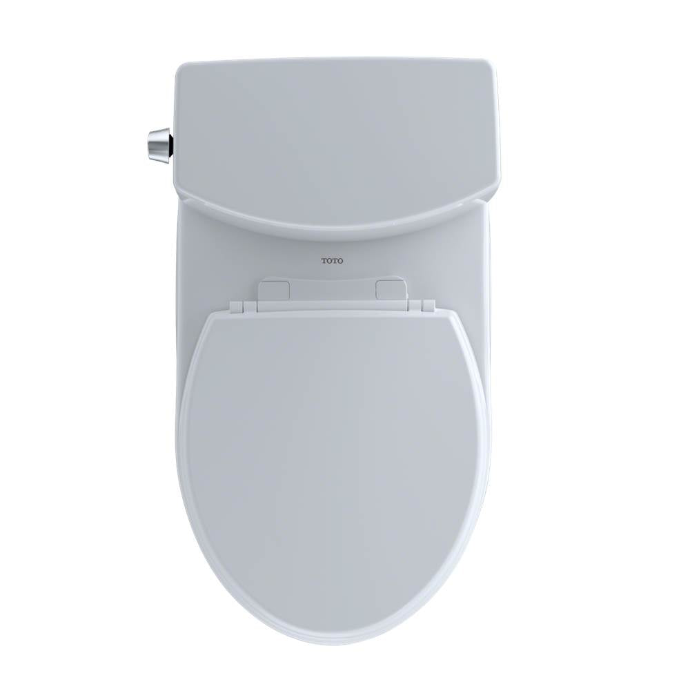 Toto Drake II 1G Two-Piece Round 1.0 Gpf Universal Height Toilet With Cefiontect, Cotton White