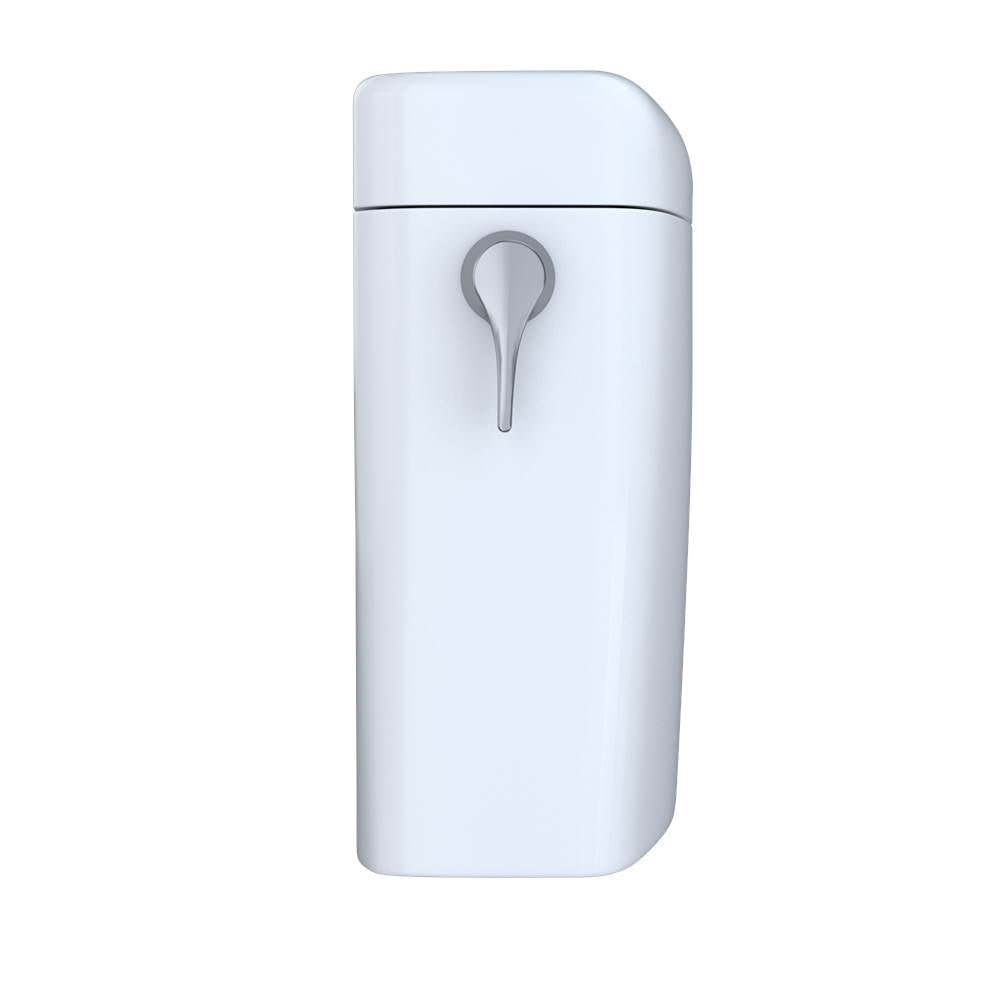 Toto Aquia Iv Cube Dual Flush 1.28 And 0.9 Gpf Toilet Tank Only With Washlet+ Auto Flush Compatibility, Cotton White
