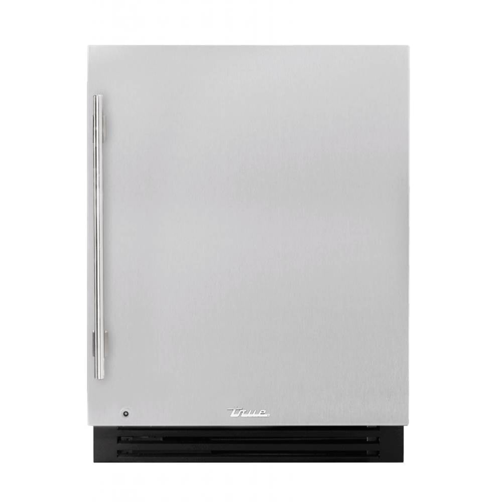 True Residential - Stainless Solid - 2 Black Wire Shelves - Hinge Right (Rs) - Hinging Is Field Reversible