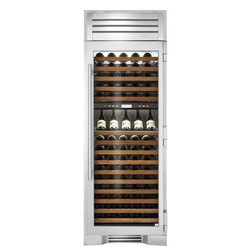 True Residential - 30Inch Column - 150 Bottle Dual Zone Wine - Glass Door - Hinged Left (L)