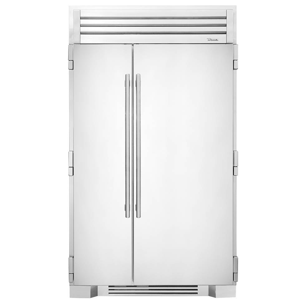 48Inch Side By Side Refrigerator/Freezer - Stainless Steel - Integrated Ice