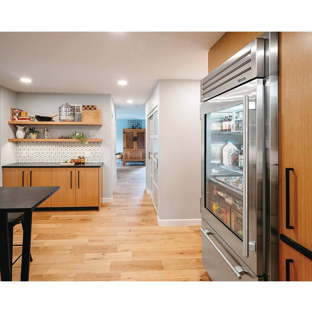 36'' Refrigerator/Bottom Freezer - Stainless Steel - Stainless Solid Door - Hinged Left (L)