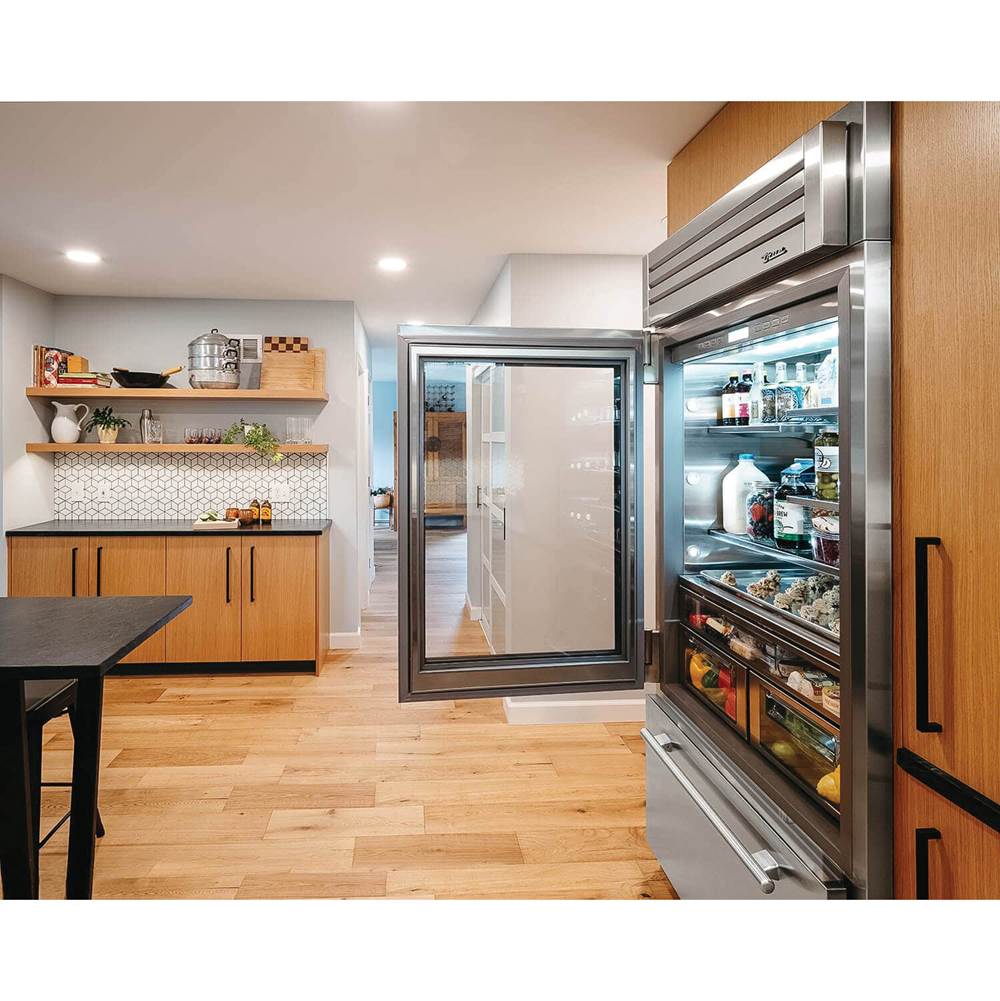36'' Refrigerator/Bottom Freezer - Stainless Steel - Stainless Solid Door - Hinged Left (L)