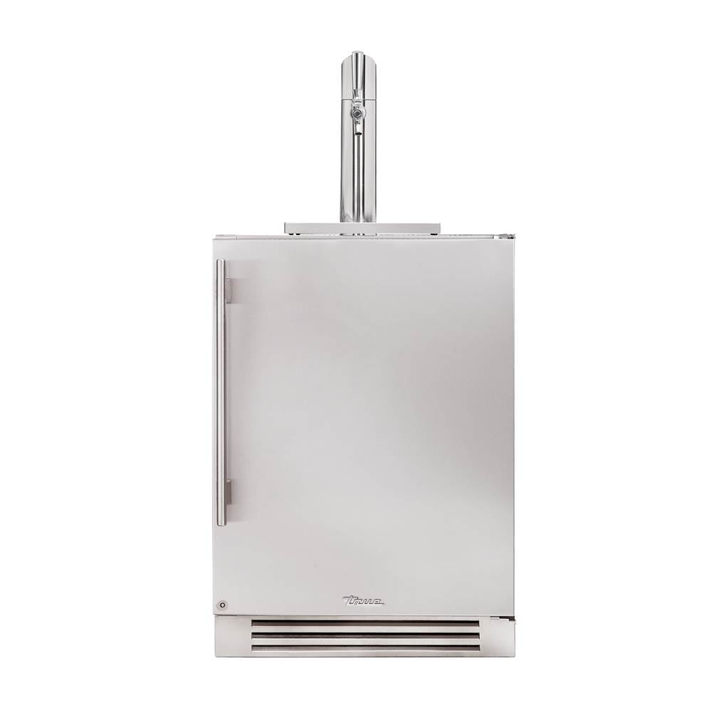 True Residential - Stainless Door with Lock - Single Tap - 1 Floor Shelf - Hinge Right (R) - Stainless Steel