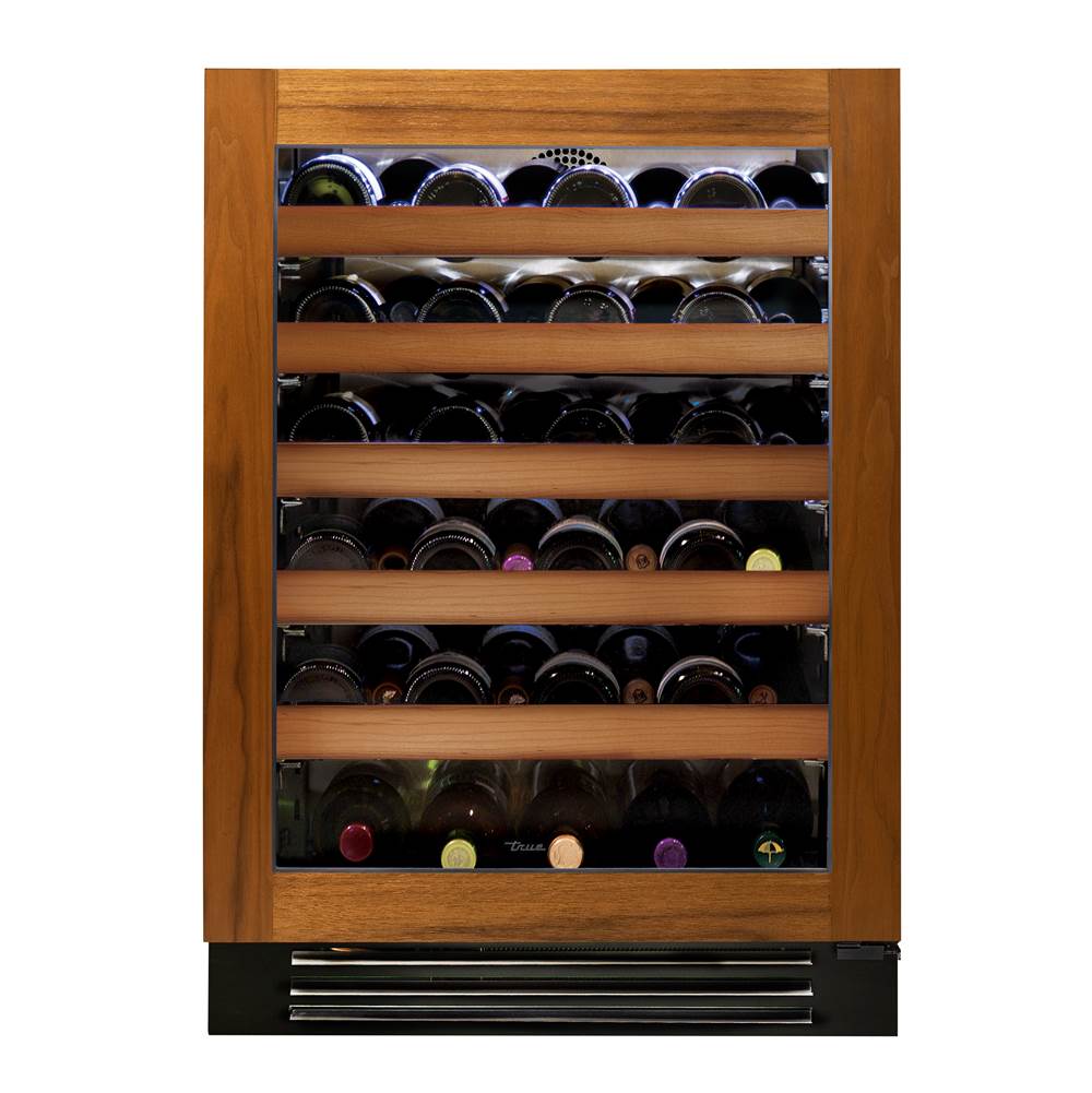 True Residential - Panel Ready/Glass - 5 Pullout Wine, 1 Floor Cradle - Hinge Right (R)