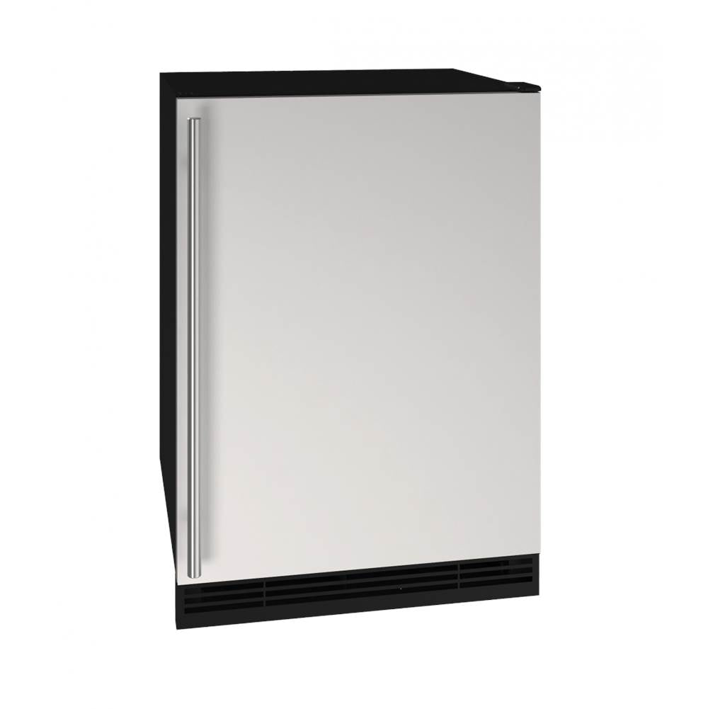 U Line - Combo Frost Free 24'' Reversible Hinge White Solid 115v - White