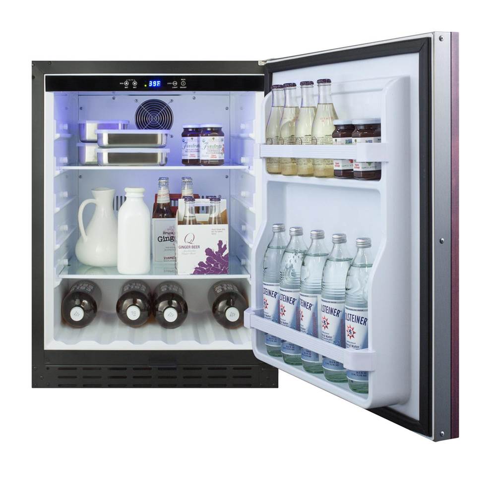 24'' Wide Built-In All-Refrigerator, ADA Compliant (Panel Not Included)
