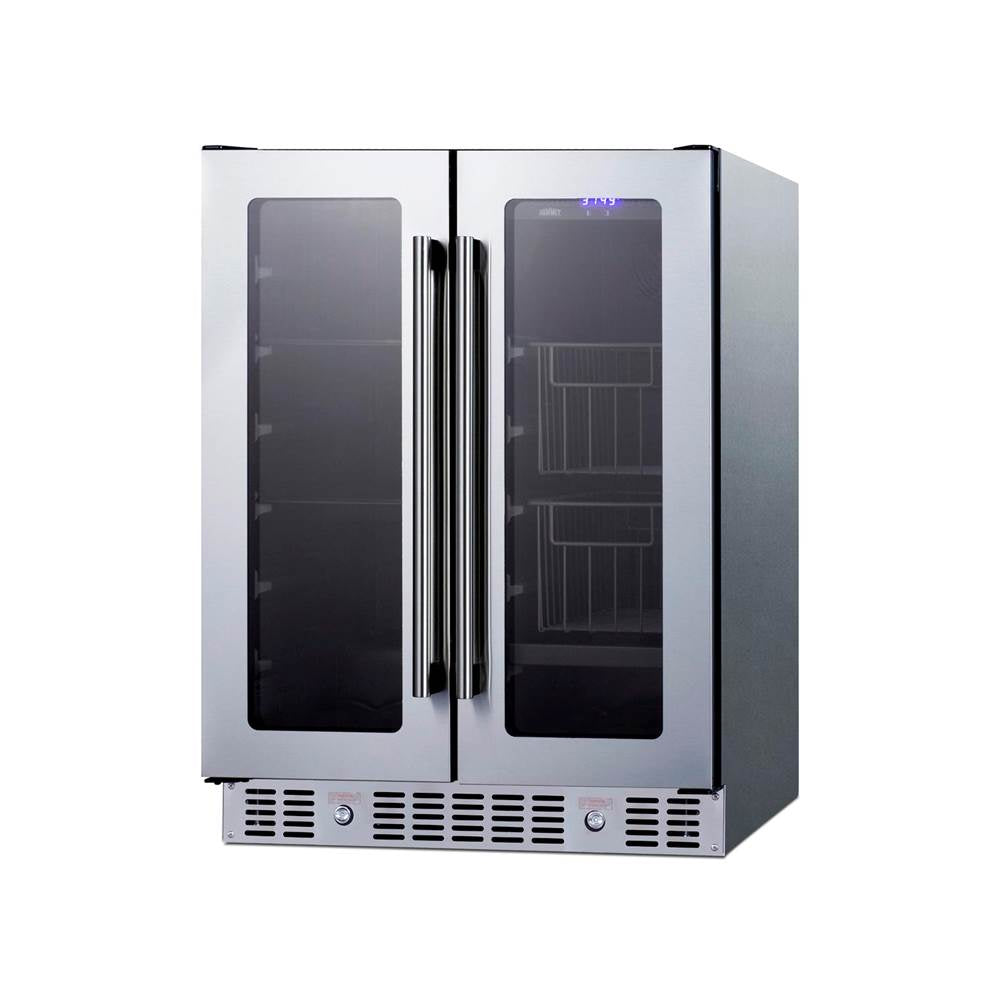 24'' Built-In Dual-Zone Produce Refrigerator, ADA Compliant