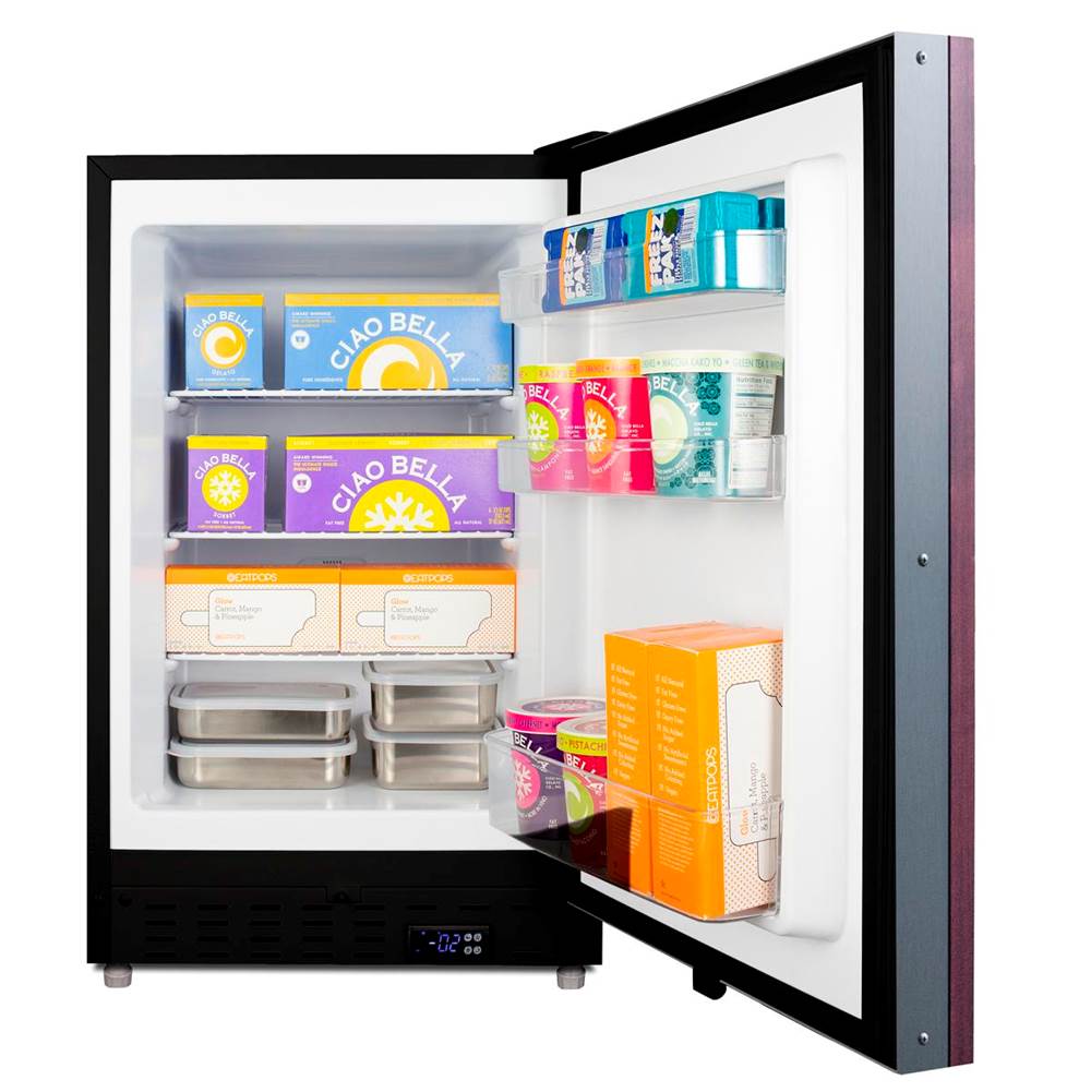 21'' Wide Built-In All-Freezer, ADA Compliant (Panel Not Included)